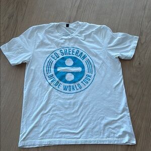 Ed Sheeran Divide World Tour White T-Shirt
